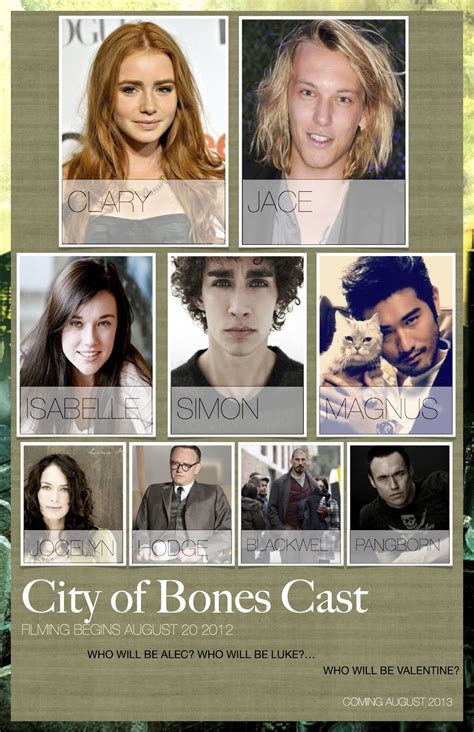 City of Bones Character Analysis .
